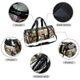 thumbnail image 2 of Dinosaur Large Capacity Weekender Bag Ideal for Gym, Travel, and More - Swim Bag, Shoe Bag, Luggage Bag Available, 2 of 6
