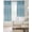 Teal, variant on Turquoise Blackout Curtains 96 Inch Length 2 Panels Set, Modern Abstract Art Ombre Striped Full Shading Curtains for Windows, Blackout Curtains for Bedroom Living Room 52"x96"