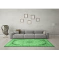 thumbnail image 3 of Ahgly Company Indoor Rectangle Medallion Emerald Green Traditional Area Rugs, 8' x 12', 3 of 4