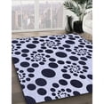 thumbnail image 2 of Ahgly Company Indoor Square Patterned Dark Slate Blue Area Rugs, 3' Square, 2 of 6