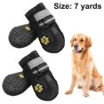 thumbnail image 1 of Zapatos antideslizantes para perros, Protector de patas con cierre de Velcro ajustable y reflectante, paquete de 4 para perros medianos y grandes para el verano, 1 of 5