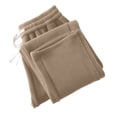 thumbnail image 6 of LODIENY Mens Double Sided Fleece Large Size (S-5XL) Pants Baggy Straight Leg Open Bottom Stretch Drawstring Heavyweight Warm Lounge Sweatpants with Pockets Khaki M, 6 of 8