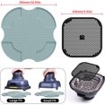 thumbnail image 2 of 2-PCS Silicone Trivet & Splatter Shield Set for Ninja Air Crispi Accessories.Heat Resistant Mat for Air Fryer Accessories.for Ninja Crispi Accessories,Specifically for FN101 Model (Green & Black), 2 of 5