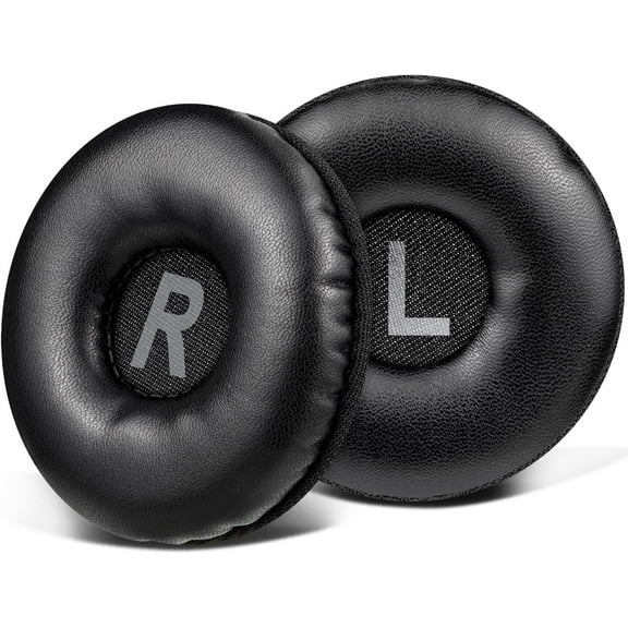 SOULWIT Earpads Replacement for Logitech H390 H600 H609 H760 Wireless Headphones, Ear Pads Cushions with Noise Isolation Foam, Added Thickness - Black