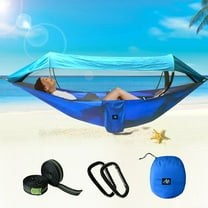 IC ICLOVER 2 Person Outdoor Portable Camping Hammock Tent Double Hammock Mosquito Net Sunshade Hanging Bed