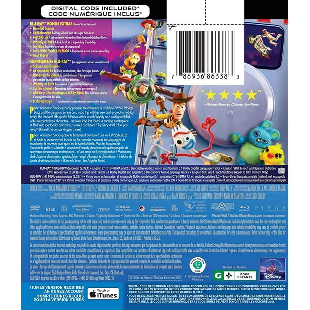 Toy Story 4-Movie Collection [Includes Digital Copy] [Blu-ray/DVD] - Best  Buy