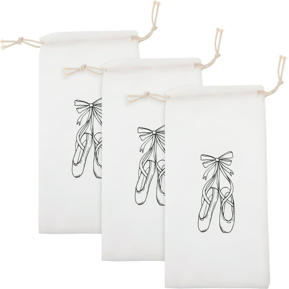 Bolsa con cordón para zapatos de Ballet, bolsas de almacenamiento para zapatos, bolsas de transporte para zapatos de Ballet, 3 uds.