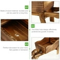 thumbnail image 5 of POINTERTECK Pot Cart Plant Flower Planter Wheelbarrow Flowerpot Wooden Wagon Planters Holder Wide Tall Bulk Small Big Inch, 5 of 7