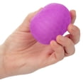 thumbnail image 2 of CalExotics Pop Sock Textured Silicone Stroker for Men, Purple, 2 of 8