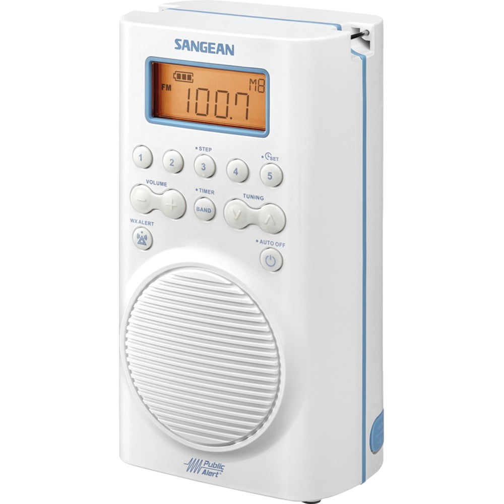 Sangean H205 AMFMWeather Alert Waterproof Shower Radio Walmart Canada