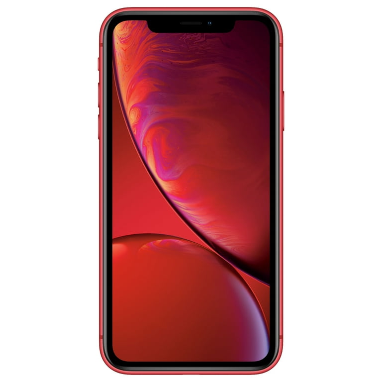 Restored Apple iPhone XR - Fully Unlocked - 128 GB Product (Red 