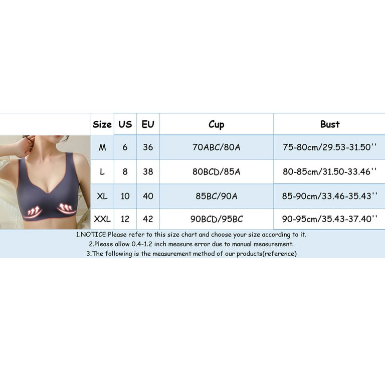 Hunpta Womens Seamless Lingerie Push Up Wire-Free Sports Buckle