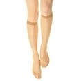 thumbnail image 2 of Angelina 15D Sheer Nylon Knee-High Socks (6-Pack), 2 of 2