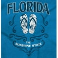 thumbnail image 2 of Florida Cute Flipflops Beach Vacation Women's Graphic T Shirt Tees Brisco Brands 3X, 2 of 6