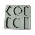 thumbnail image 1 of 1pc Silicone Wax Molds Rectangular Silicone Resin Molds Christmas Keychain Wax Mold Rectangle Epoxy Casting Mold with Hanging Hole for DIY Jewelry Making Pendant Crafts Decor, 1 of 9