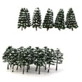 thumbnail image 1 of 40 piezas árboles paisaje carril árbol modelo Diy diseño construcción parque jardín decoración Macarena Árboles de paisajes ferroviarios, 1 of 8