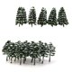 thumbnail image 1 of 40x Mini Modelo Árbol con Nieve para Modelismo Ferrocarril Layout Diorama, 1 of 9