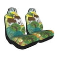 thumbnail image 2 of Pofeuu Garden Farm Print Automotive Car Seat Covers Flat Cloth Full Set Seat Covers,Car Seat Covers front seats for Cars Trucks and SUVs-1, 2 of 9