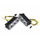 thumbnail image 2 of Luz de circulación diurna para coche, 2 uds., 3 LED, blanco, DRL, ámbar, señal de giro, luz antiniebla delantera, 2 of 5