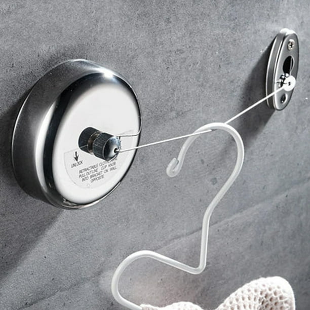 Retractable Clothesline Heavy Duty Clothes Line Adjustable Clothes