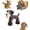 Monkey, variant on Linen Safari Companions Squeaky Dog Toy - Durable Chew Toys for Large Dogs, Interactive Linen Play for Aggressive Chewers, Soft Anxiety Companion to Relieve Boredom & Stress (Dog)