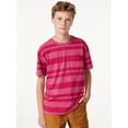 thumbnail image 3 of Free Assembly Boys Short Sleeve Stripe Tee, 2-Pack, Sizes 4-18, 3 of 7