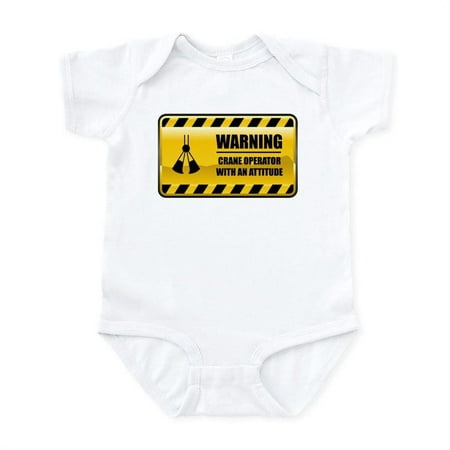 

CafePress - Warning Crane Operator Infant Bodysuit - Baby Light Bodysuit Size Newborn - 24 Months