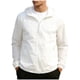 thumbnail image 1 of Mens Tops Manga Larga Color Sólido Bolsillo con Cremallera Al Aire Libre con Capucha Ropa Exterior Casual Poliéster Moda Blusa de Manga Corta, 1 of 9