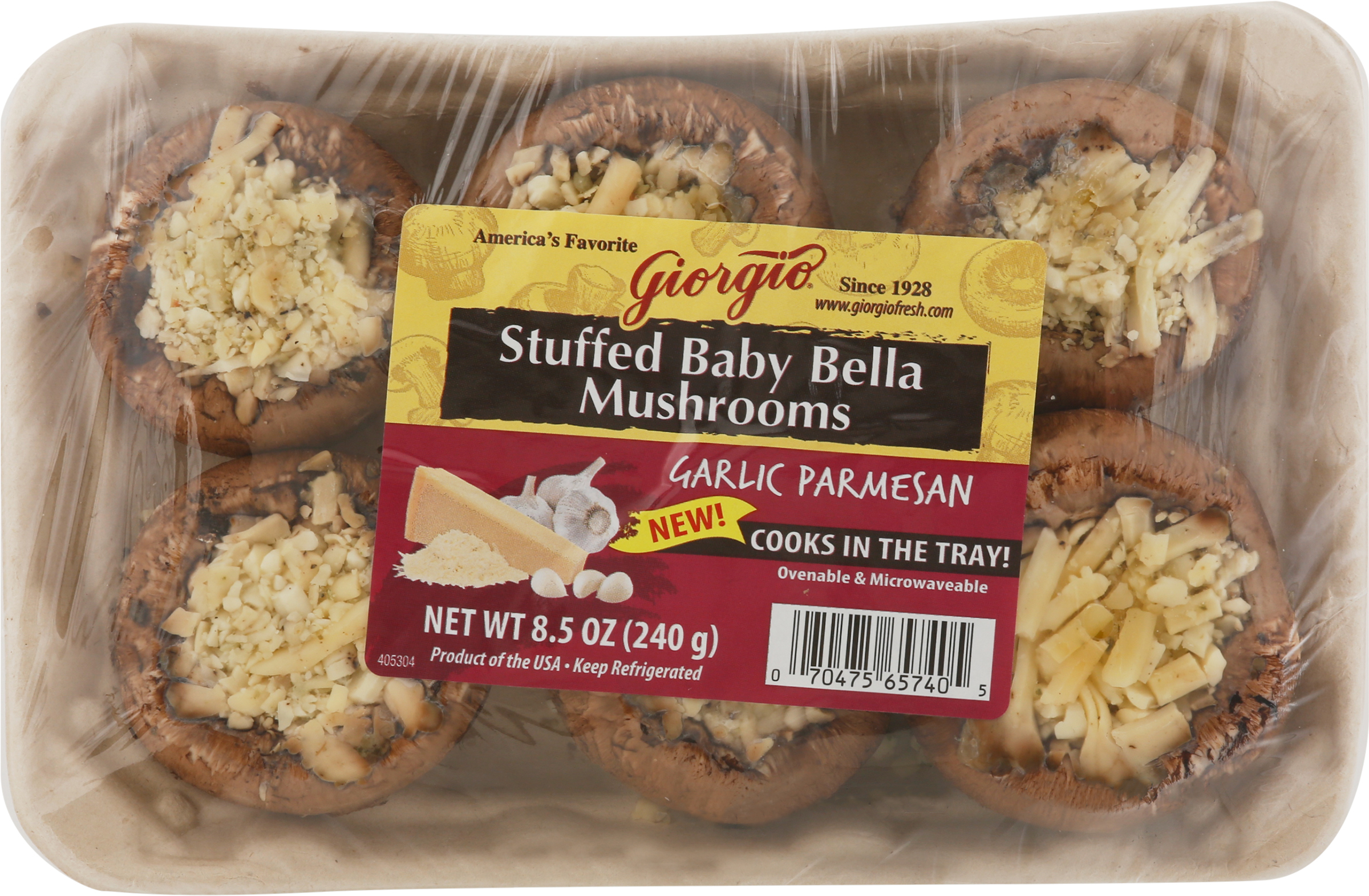 Garlic Parmesan Stuffed Mushrooms 8.5oz