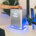 thumbnail image 4 of Crane Warm & Cool Mist Top Fill Humidifier with Remote, 1.2 Gallon, 500 Sq. Ft Coverage, UV Ionizing Light, Metallic, 4 of 4