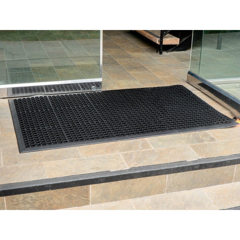 Envelor Anti Fatigue Rubber Floor Mat Non-Slip Restaurant Mat for Floors  Bar Drainage Mat Doormat Utility Garage Home Slip Pool Entry 36 x 60 Inches
