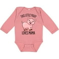 thumbnail image 3 of Inktastic This Little Piggy Loves Mama- cute Boys or Girls Long Sleeve Baby Bodysuit, 3 of 5