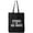 Black, variant on Hydrate or Die-Drate Cotton Canvas Tote Bag
