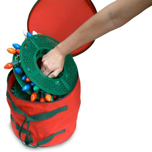 St Nicks Choice Christmas Light Storage Reels With Bag Set Of 4 Walmart Com Walmart Com