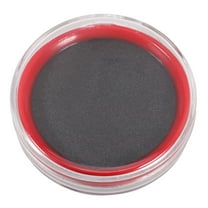 ROSENICE 1Pcs Multi-Use Inkpad Round Stamp Pads Black Sponge Plastic for Document Stamping Office Supplies