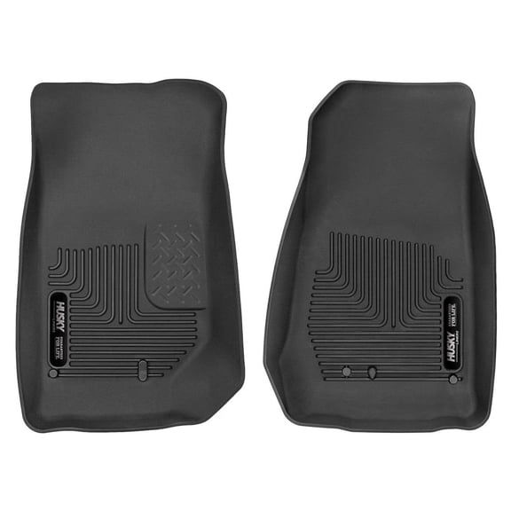 Husky Liners 53571 X-Act Contour Front Floor Liners Black Fits 2007-2018 Jeep Wrangler JK 2-Door & 4-Door
