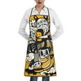 thumbnail image 2 of XMXY Chef Aprons with Pockets for Women Men, Cute Candy Scary Monsters Waterproof Cooking Kitchen Aprons, 28.3 x 20.4 Inches, 2 of 8