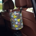thumbnail image 5 of Naloa Geometric Car Trash Can Garbage Car Accessories Trash Can Car Waste Bin for for Driver and Passenger Any Vehicle, 5 of 7