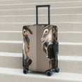 thumbnail image 6 of Hirioo Funny Horse Faces Expressions for Elasticity Suitcase Cover (No luggage Included) Durable Luggage Protector Fits 18-32 Inch Luggage-X-Large, 6 of 7