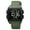 green, variant on Men's Square Outdoor Watch - Waterproof Digital Chronograph with Silicone Band, Shock Resistant for Hiking, Swimming, Casual Wear by Students