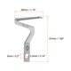 thumbnail image 2 of 2uds #KL25 Inferior Bucle Único Agujero Cromado Overlock Bucle para Coser Máquinas 747, 2 of 6