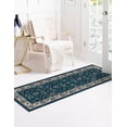 thumbnail image 3 of Rugs.com Medina Collection Rug – 5 Ft Runner Egyptian Blue Medium Rug Perfect For Hallways, Entryways, 3 of 8