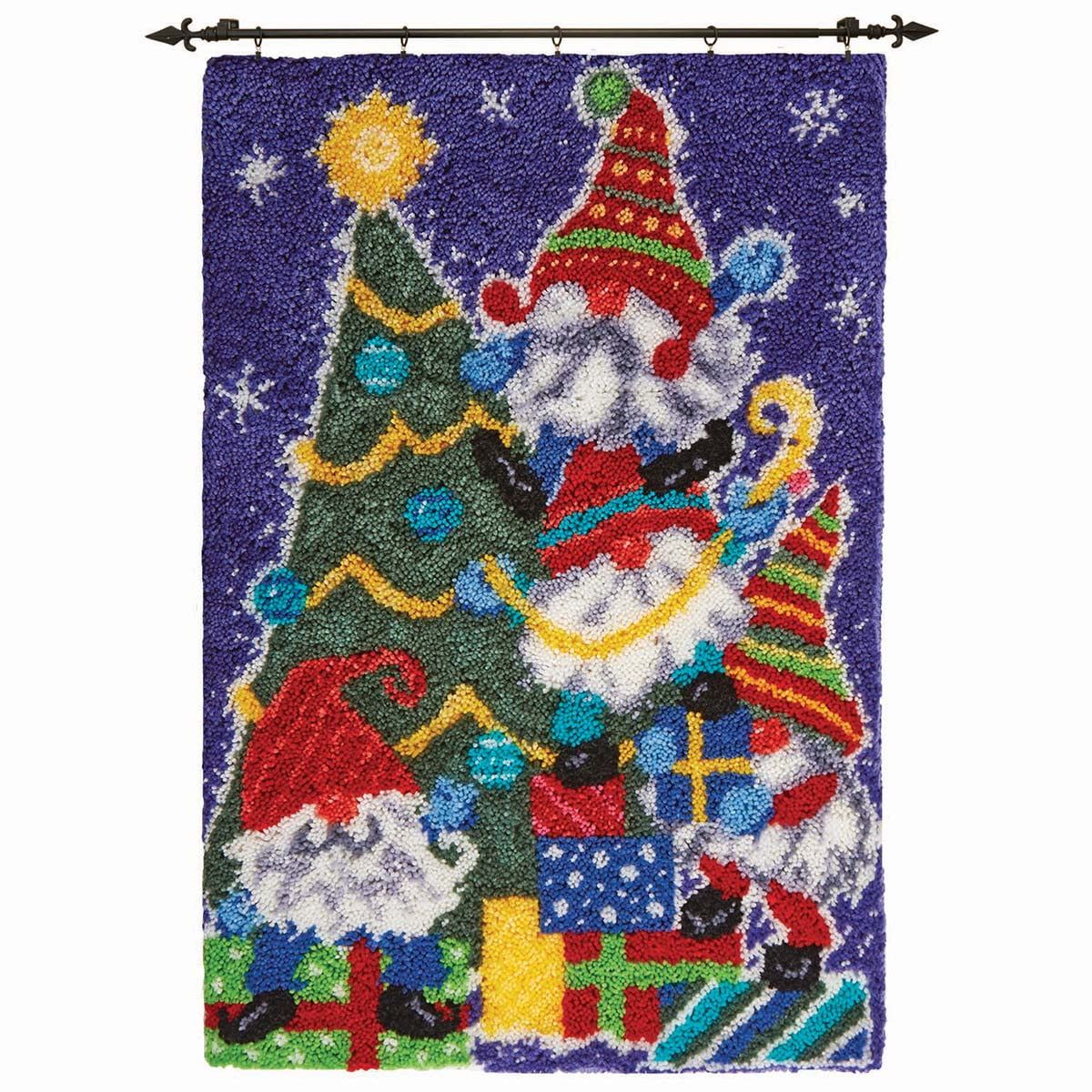 Herrschners® Holiday Gnomes Latch Hook Kit