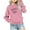 Pink, variant on ibuvkizy Girls Sweatshirt!Graphic Sweatshirts for Girls Crewneck Oversized Sweatshirt Kids Fashion Long Sleeve Pullover Tops 1-12 Years,Pink