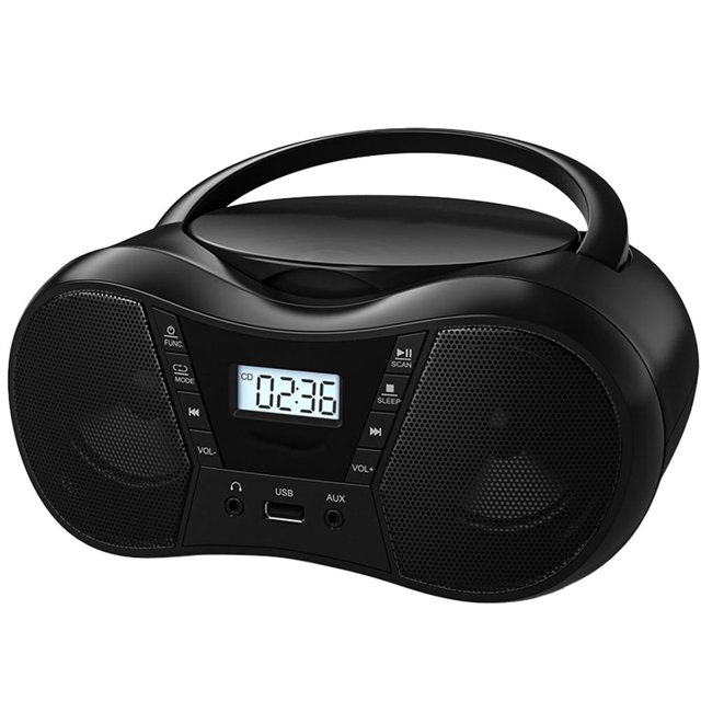 Player Sounding Sound Boombox Backlit LCD Display MP3 USB Reproductor