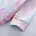 thumbnail image 6 of Baby Boys Girls Gifts Infant Baby Girls Long Sleeve Tie-Dyed Hooded Tops+Pants Scarf Outfits Going Out Outfits for Girls, 6 of 9