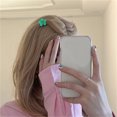 thumbnail image 4 of Qarigey Pinza para el pelo Garra Flor linda Horquilla Bang Abrazadera Accesorios de peinado Accesorio para el cabello Cristal Verde Qarigey AP011328-03, 4 of 6