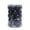 Black, variant on 34 PC Christmas 1.5" Ball Ornaments. 5 Assorted Style, Small Shatterproof Xmas Decorations for Christmas Tree, Home Holiday, Wedding Party. Tree Ornaments, Black color