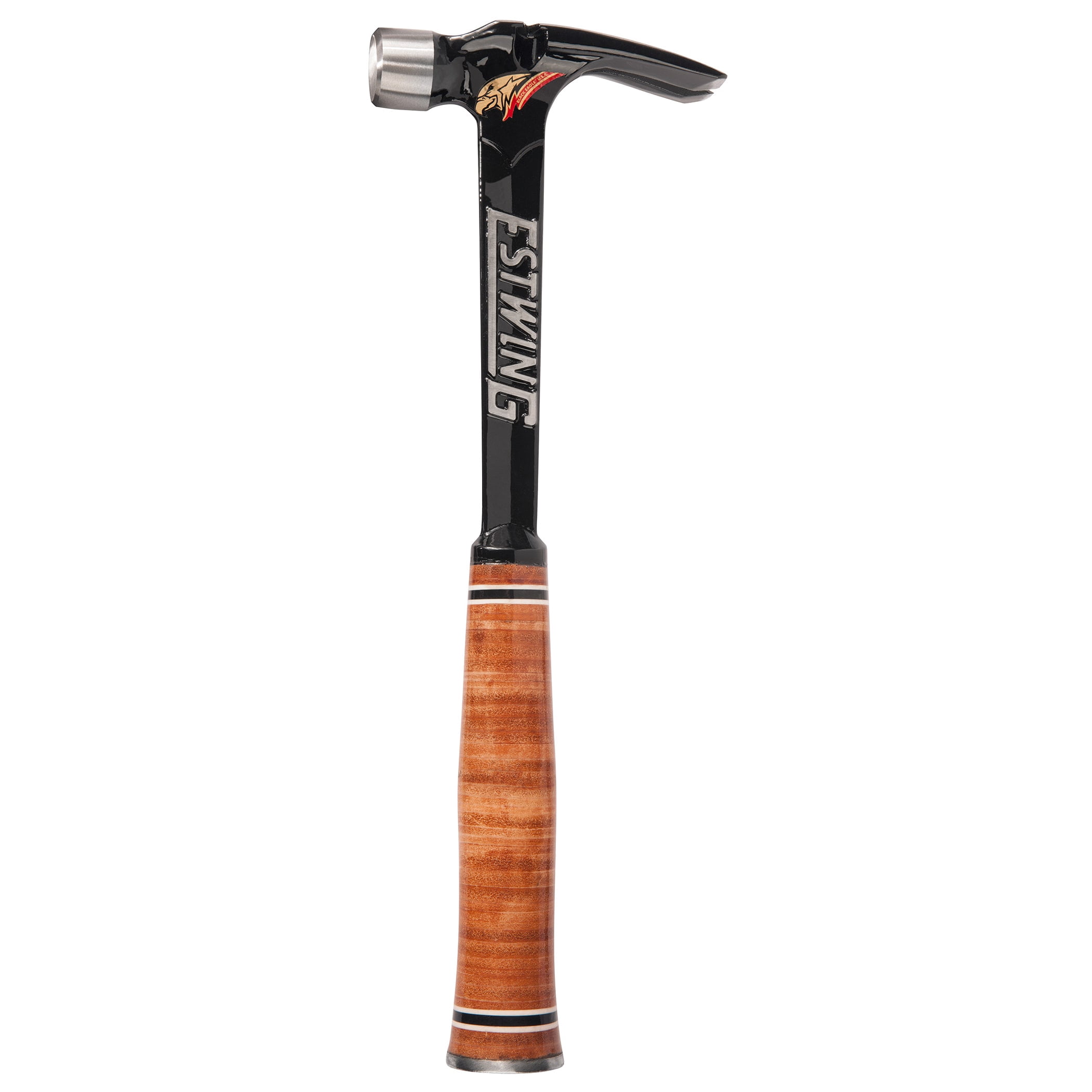 ESTWING Ultra Series Hammer - 19 oz Rip Claw Framer with Smooth Face & Genuine Leather Grip - E19S