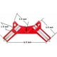 thumbnail image 2 of Desiderio Readcly-Abrazadera de ángulo recto de 90 grados, 4 abrazaderas de ángulo de carpintería de mandíbula ajustable, abrazadera de ángulo rojo para soldar múltiples marcos de cuña para, 2 of 5
